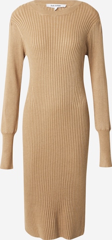 Soft Rebels Knitted dress 'Noa' in Brown: front