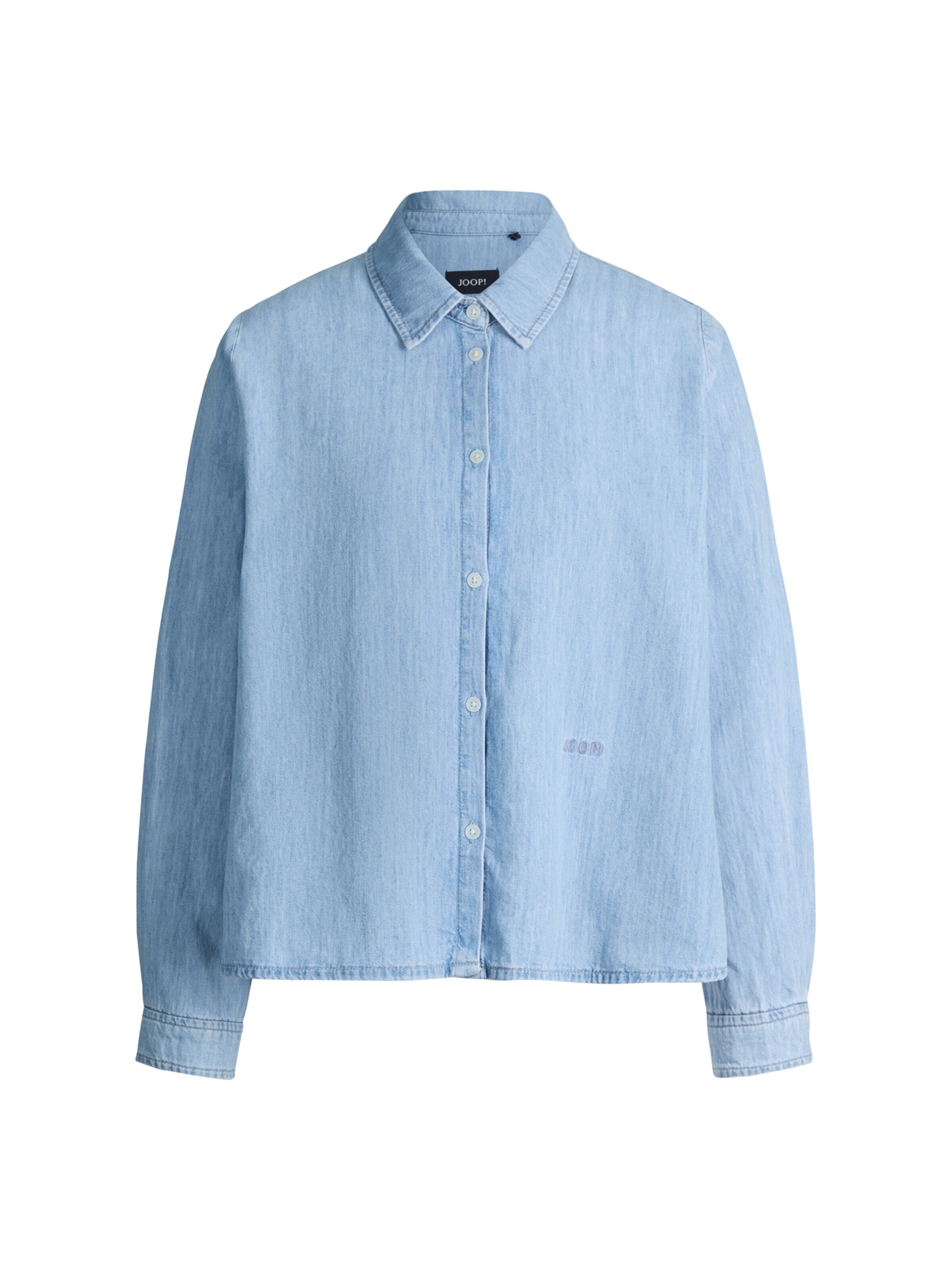 JOOP! Blouse 'Urmina' in de kleur Blauw denim, Productweergave