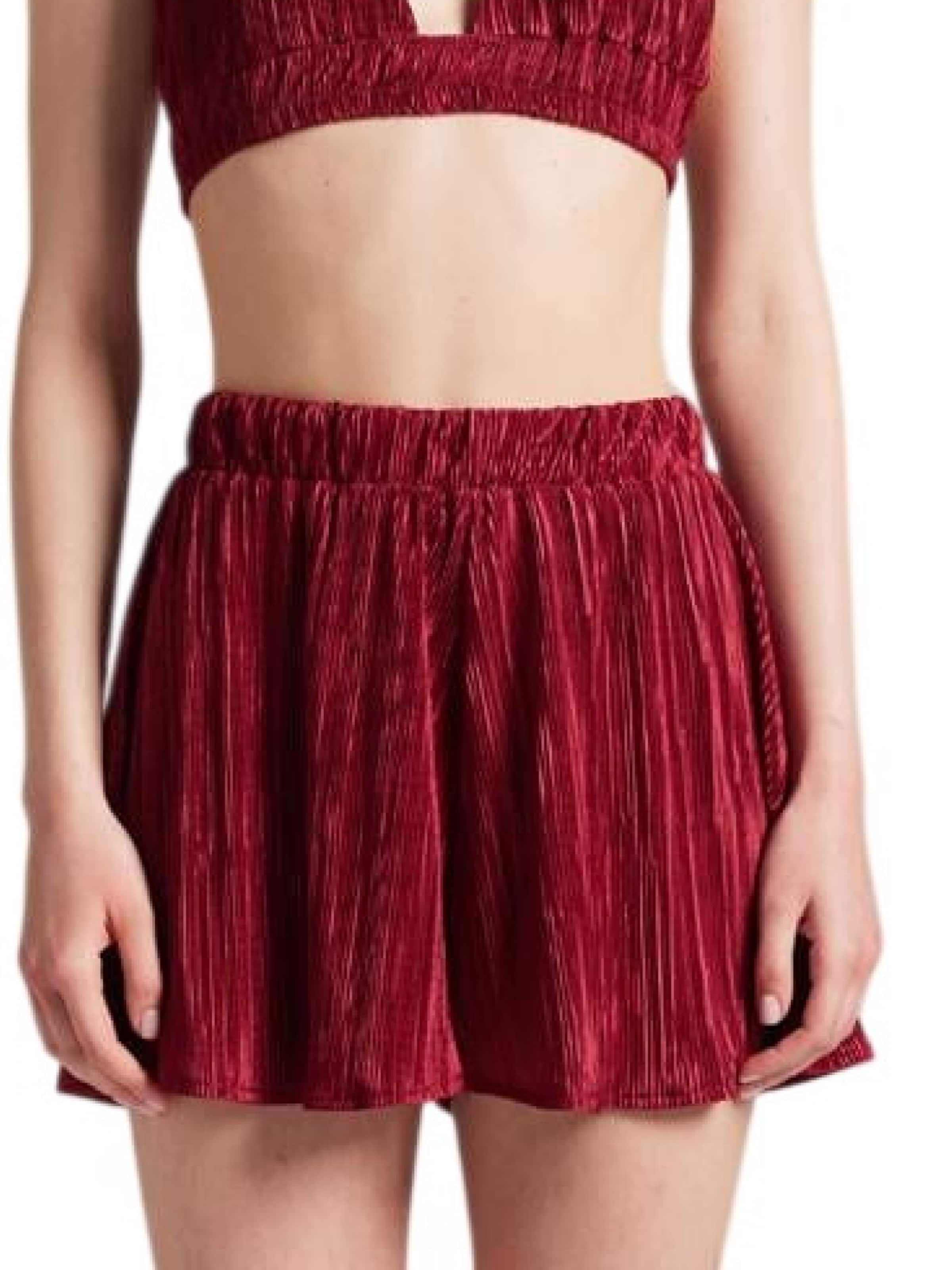 HOLLY LOLLY Loose fit Trousers in Red