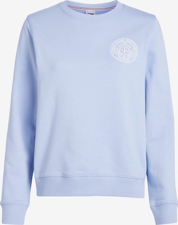 Tommy Jeans Sweatshirt in Blauw: voorkant