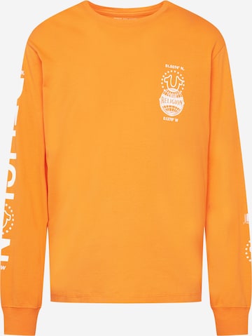 True Religion - Camisa em laranja: frente