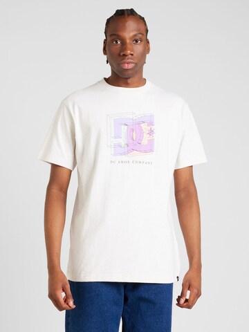 DC Shoes - Camiseta 'FINE ART' en blanco: frente