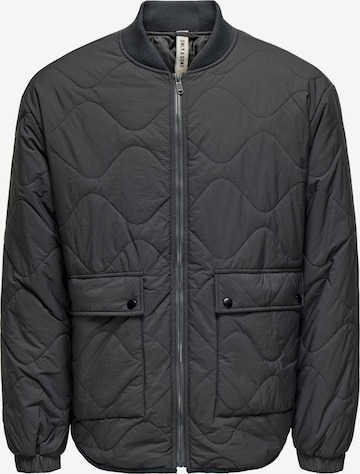 Veste mi-saison 'ONSWREN' Only & Sons en gris : devant