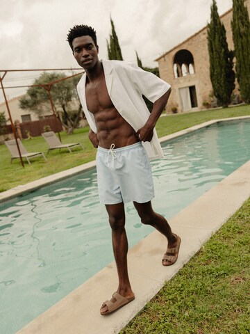 DAN FOX APPAREL Board Shorts 'Juri' in Blue