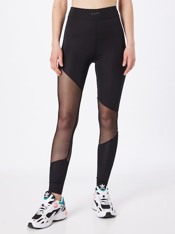 Skinny Pantaloni sportivi di Lapp the Brand in nero: frontale