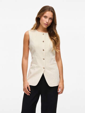 Gilet de costume VILA en gris : devant