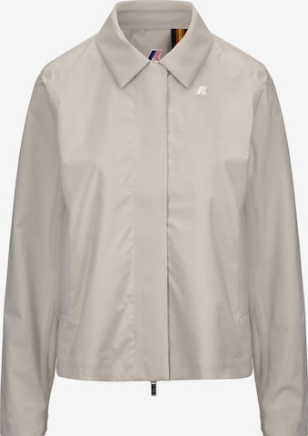 Veste mi-saison K-Way en beige : devant