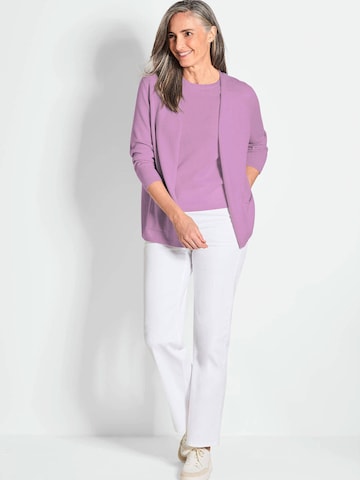 Goldner Knit Cardigan in Purple