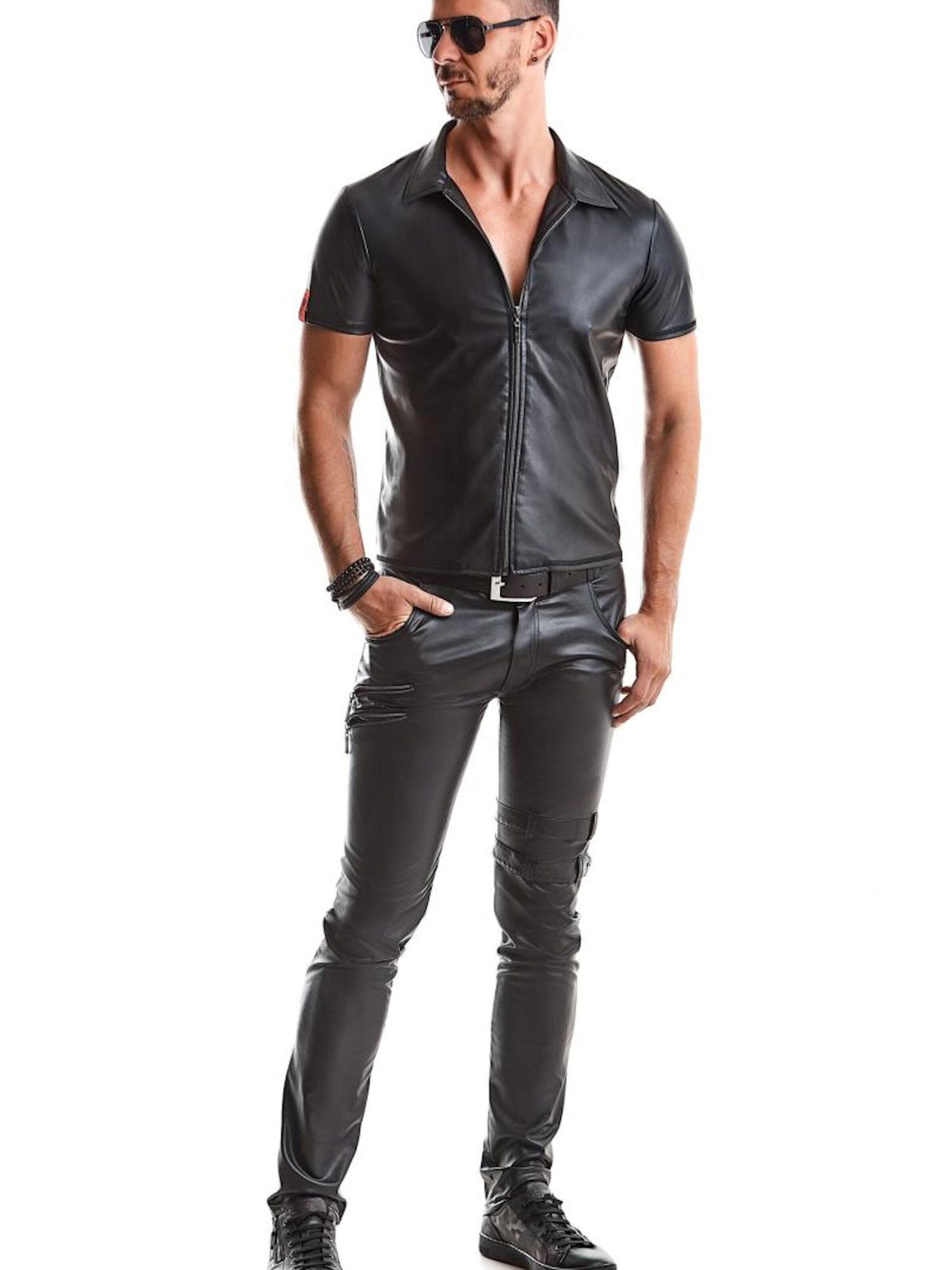 Regnes Fetish Planet Shirt 'Remo' in Black