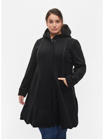Zizzi Prehodna jakna 'Annabel' | črna barva: sprednja stran