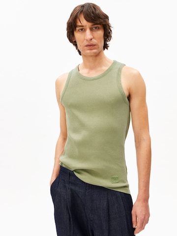 ARMEDANGELS Shirt in Groen: voorkant