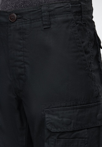 Regular Pantalon cargo Vintage Industries en noir