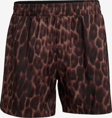 ADIDAS PERFORMANCE - Regular Calças de desporto 'D4T Power' em castanho: frente