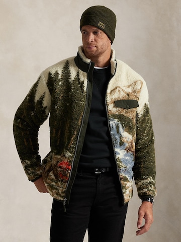 Polo Ralph Lauren Big & Tall Демисезонная куртка 'PILE' в Смешанный: спереди