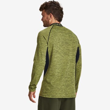 T-Shirt fonctionnel 'Twist Mock' UNDER ARMOUR en vert