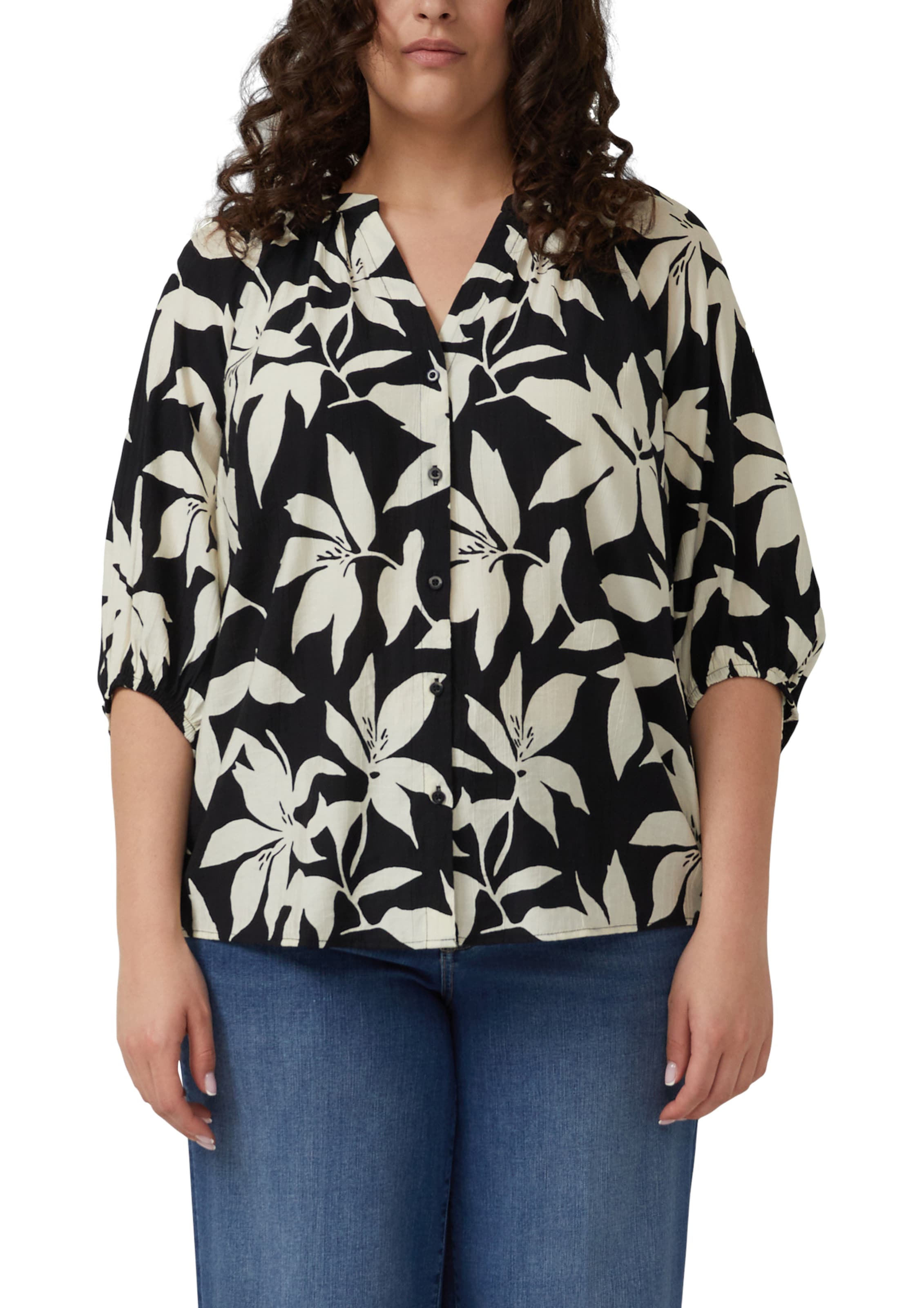 s.Oliver Bluse in Schwarz