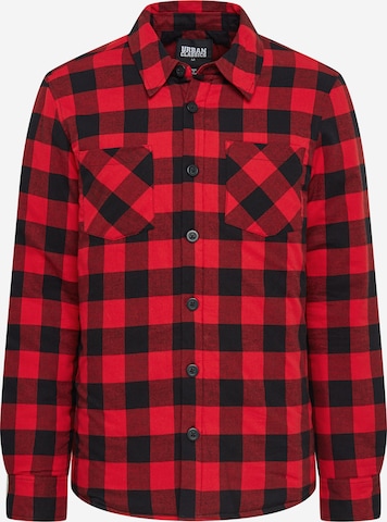 Urban Classics - Slim Fit Camisa em vermelho: frente