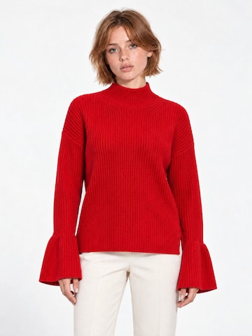 RYVAN Svetr 'Pullover' – červená: přední strana