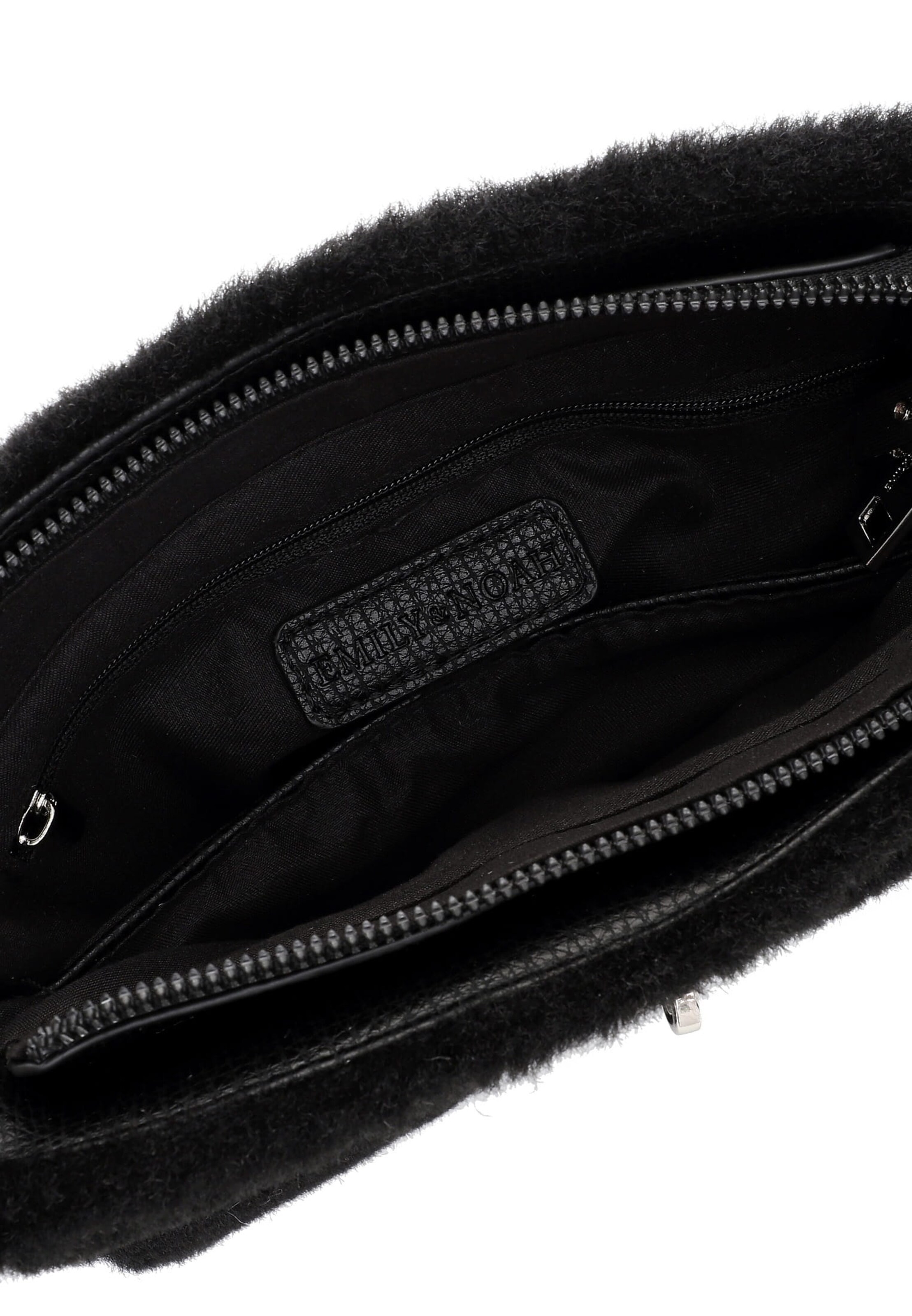 Emily & Noah Schoudertas 'Heather' in Zwart