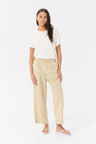 Wide Leg Pantalon 'KANaya' Kaffe en beige