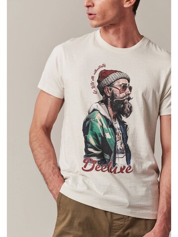T-Shirt 'Hipster' Deeluxe en blanc
