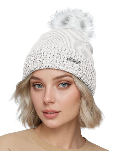 Neverless Beanie 'Finnja' in White: front