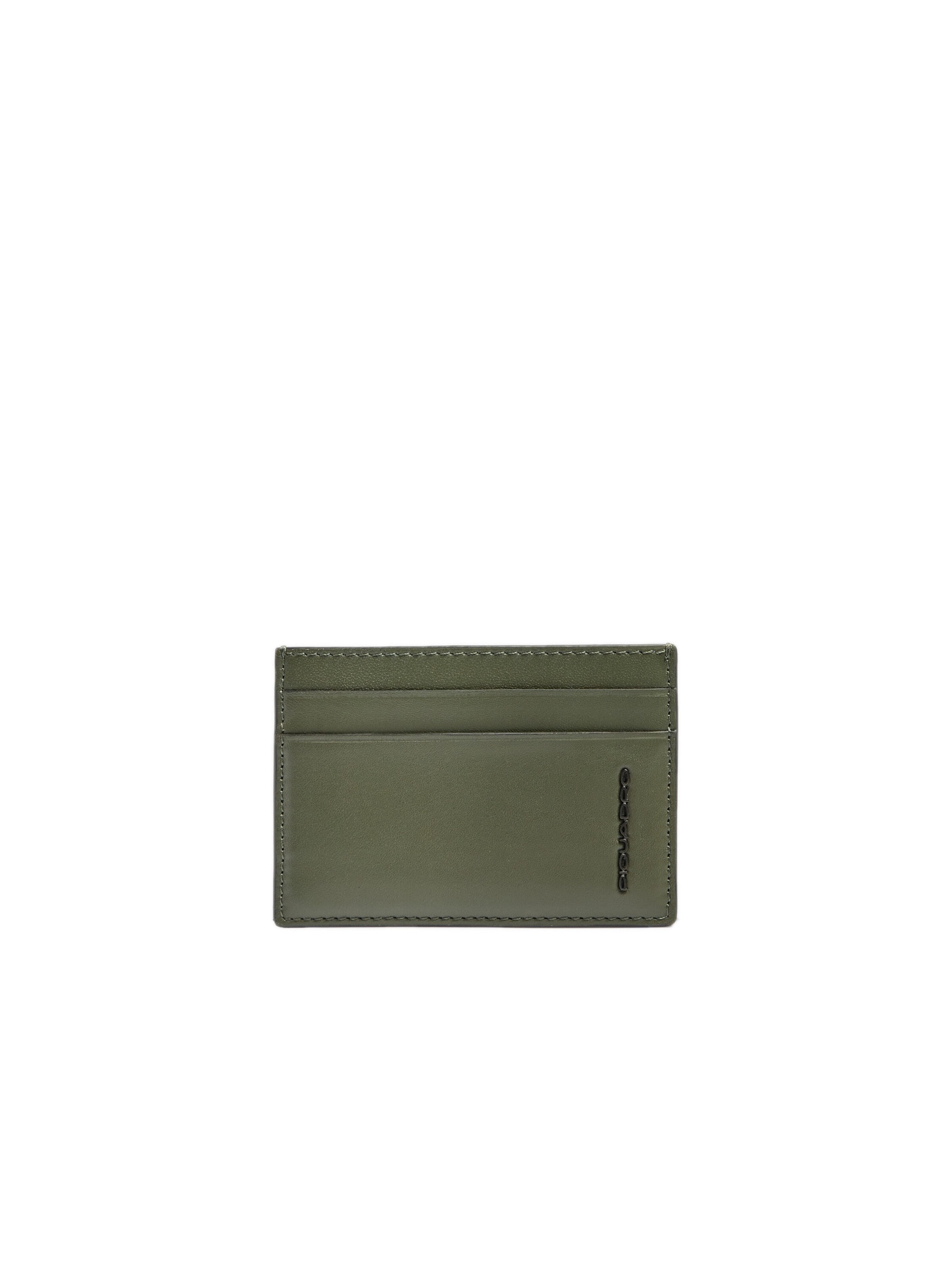 Piquadro Portemonnee in Groen: voorkant