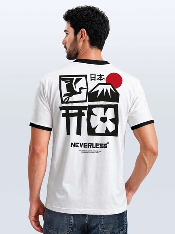 Neverless Shirt 'Japan Fuji' in White