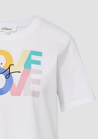 T-shirt s.Oliver en blanc