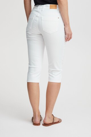 PULZ Jeans Skinny Hose 'Tenna' in Weiß