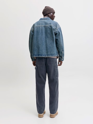 JACK & JONES Baggy Jeans 'JJIALEX JJCARPENTER' in Black