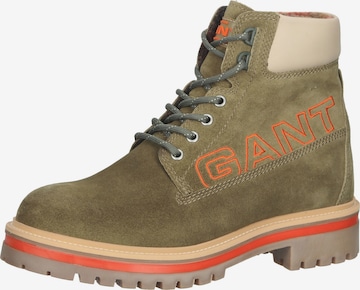 Bottines à lacets 'Palrock' GANT en vert : devant