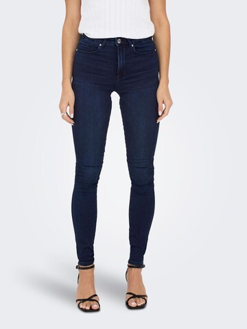 ONLY Slimfit Jeans in Blauw: voorkant