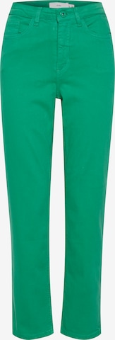 ICHI Regular Jeans 'IHPENNY' in Groen: voorkant