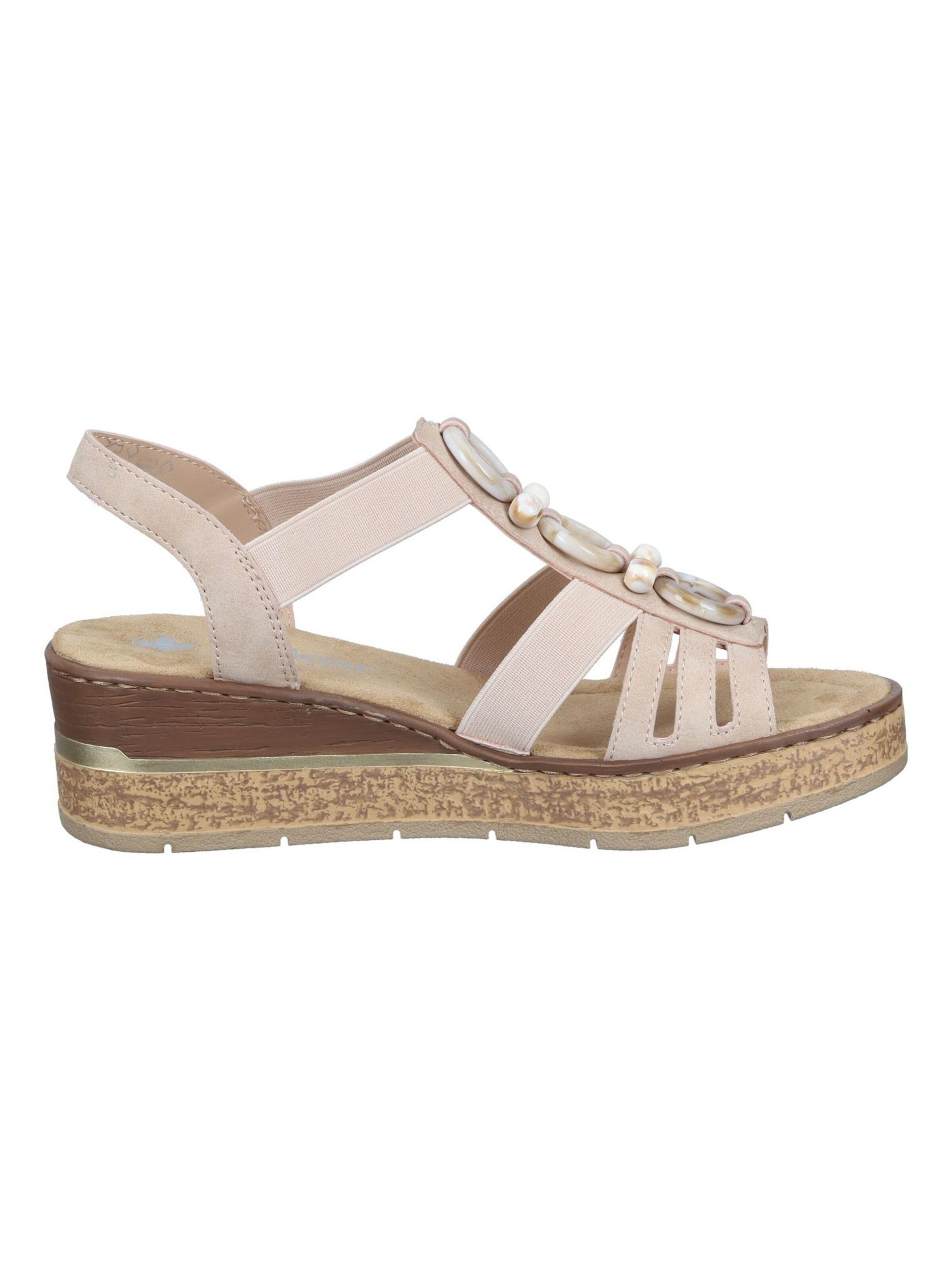 Rieker Sandals 'Sandaletten' in Pink