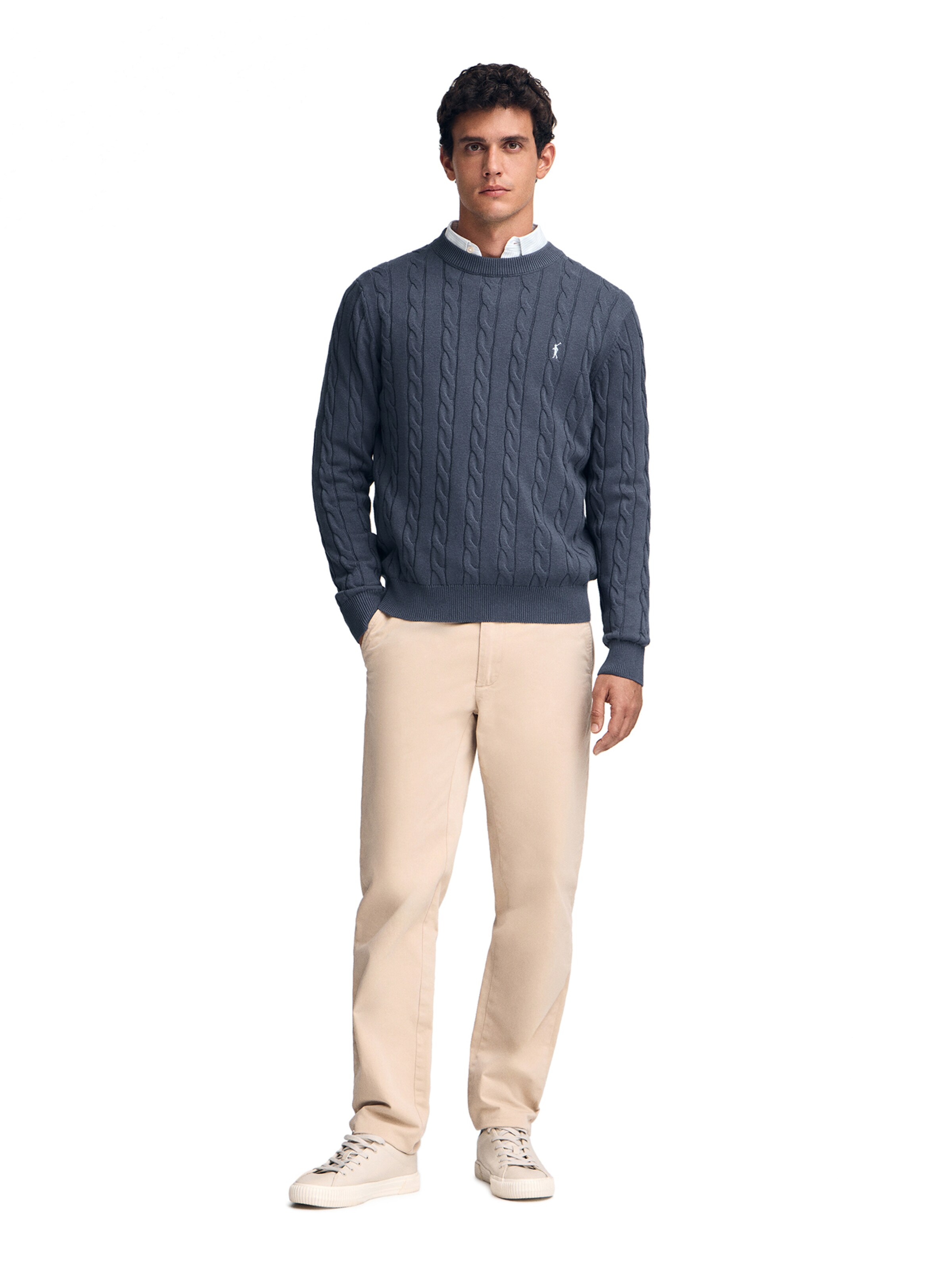 Polo Club Pullover in Blau