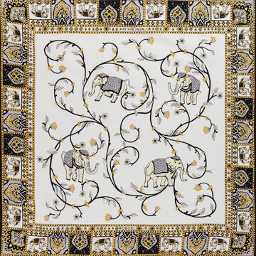 Foulard ' Elephant Garden ' Roeckl en mélange de couleurs : devant