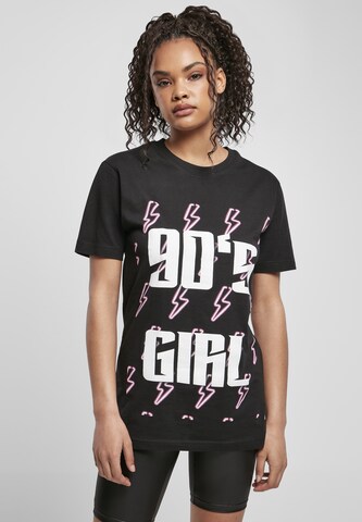 T-shirt '90ies Girl' Merchcode en noir : devant