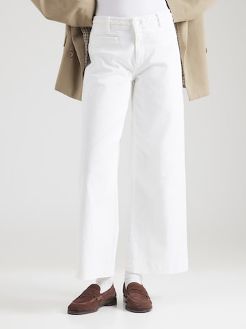 GUESS - Pierna ancha Vaquero 'ZOYA' en blanco: frente