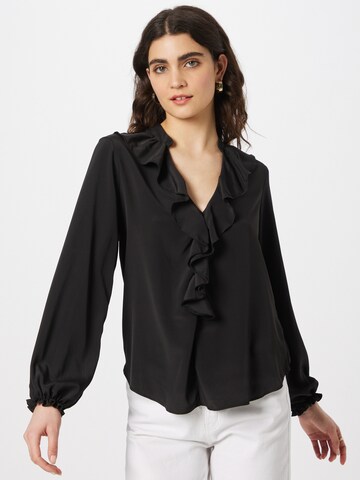 Wallis Blouse in Black: front