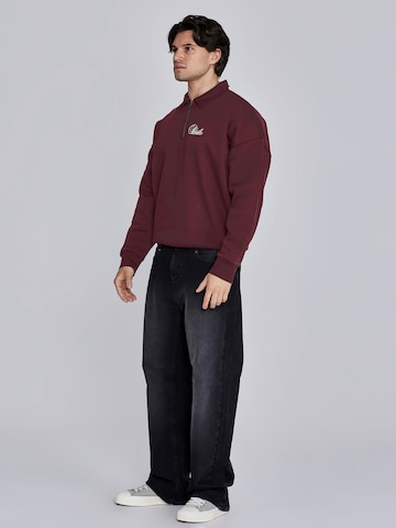 Sweat-shirt 'Essentials' SikSilk en rouge