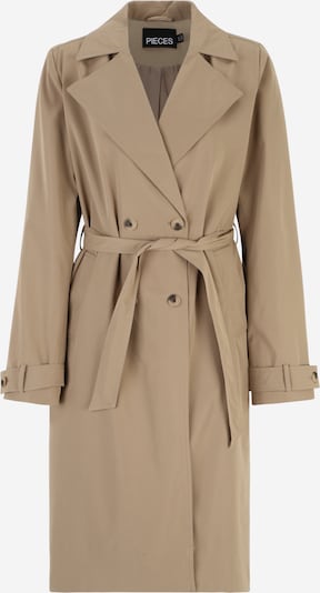 Pieces Tall Sobretudo meia-estação 'JIKKIE' em bege escuro, Vista do artigo