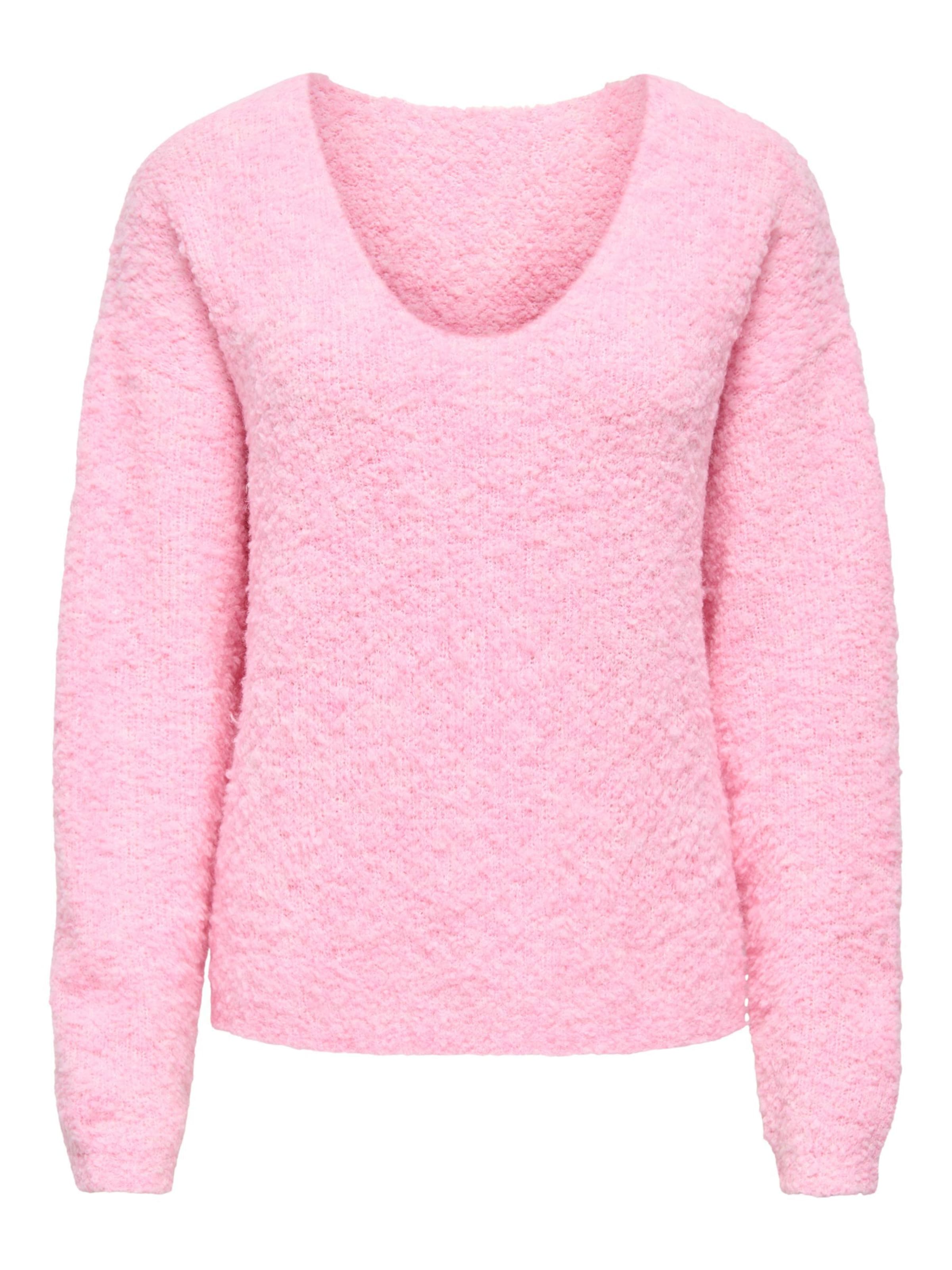JDY Sweater 'JDYBitten' in Pink: front