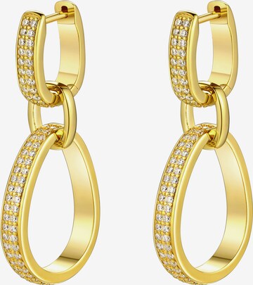 Nana Kay Earrings 'Solid Flair' in Gold: front