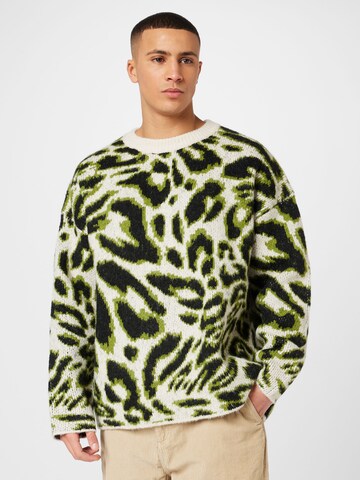 WEEKDAY Pullover 'Teo' in Weiß: Vorderseite