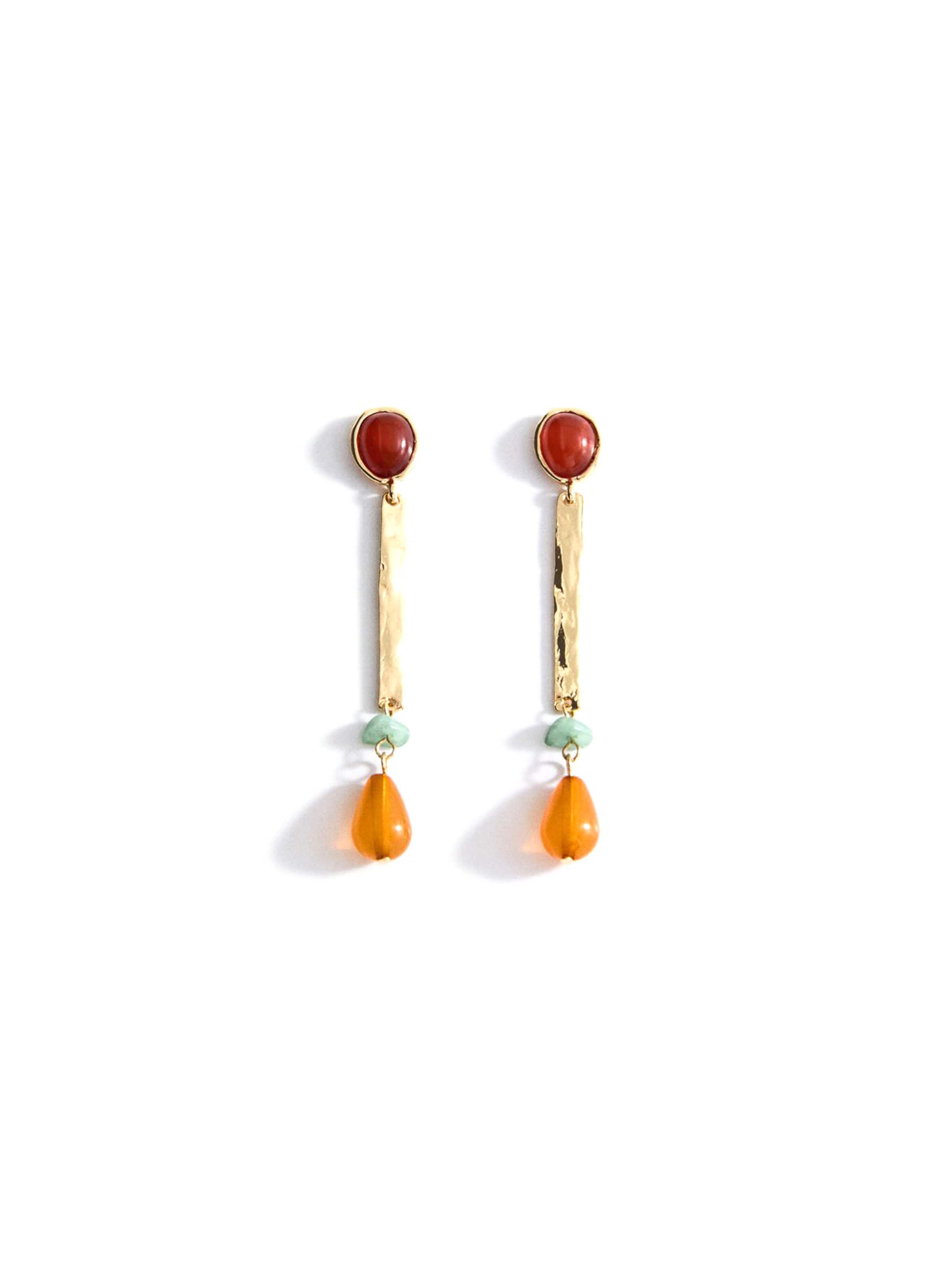 MANGO Náušnice 'CAMI' - Zlatá: predná strana