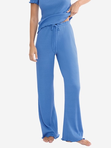 TRIUMPH Pyjamahose ' Red Label Mix & Match ' in Blau: Vorderseite