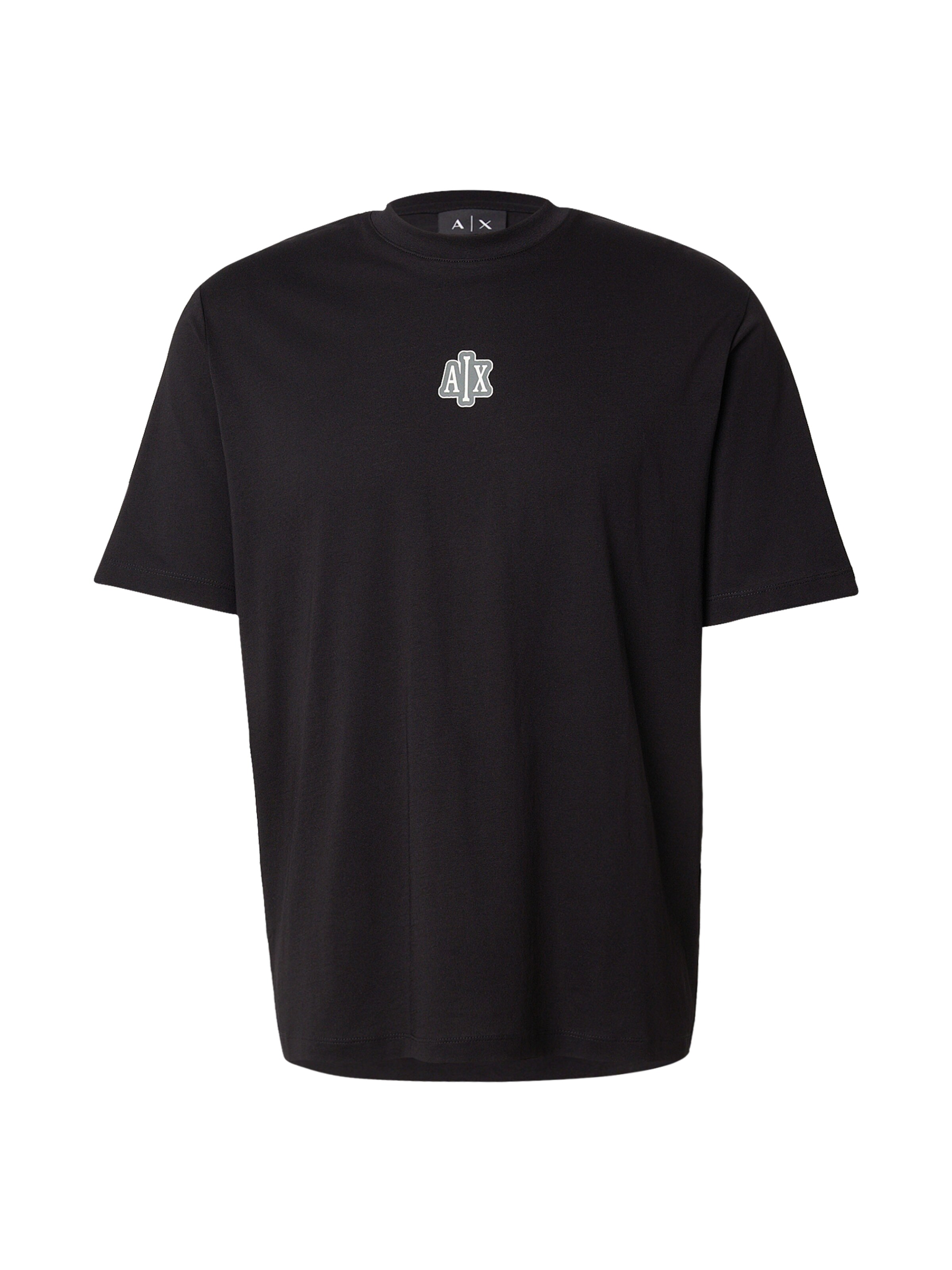 ARMANI EXCHANGE T-shirt i grafit / svart / vit, Produktvy