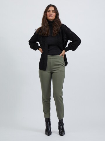 VILA Normalny krój Spodnie 'Vicarrie Ann' w kolorze zielony