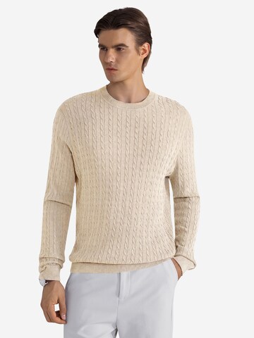 Pullover di Vantory in verde: frontale